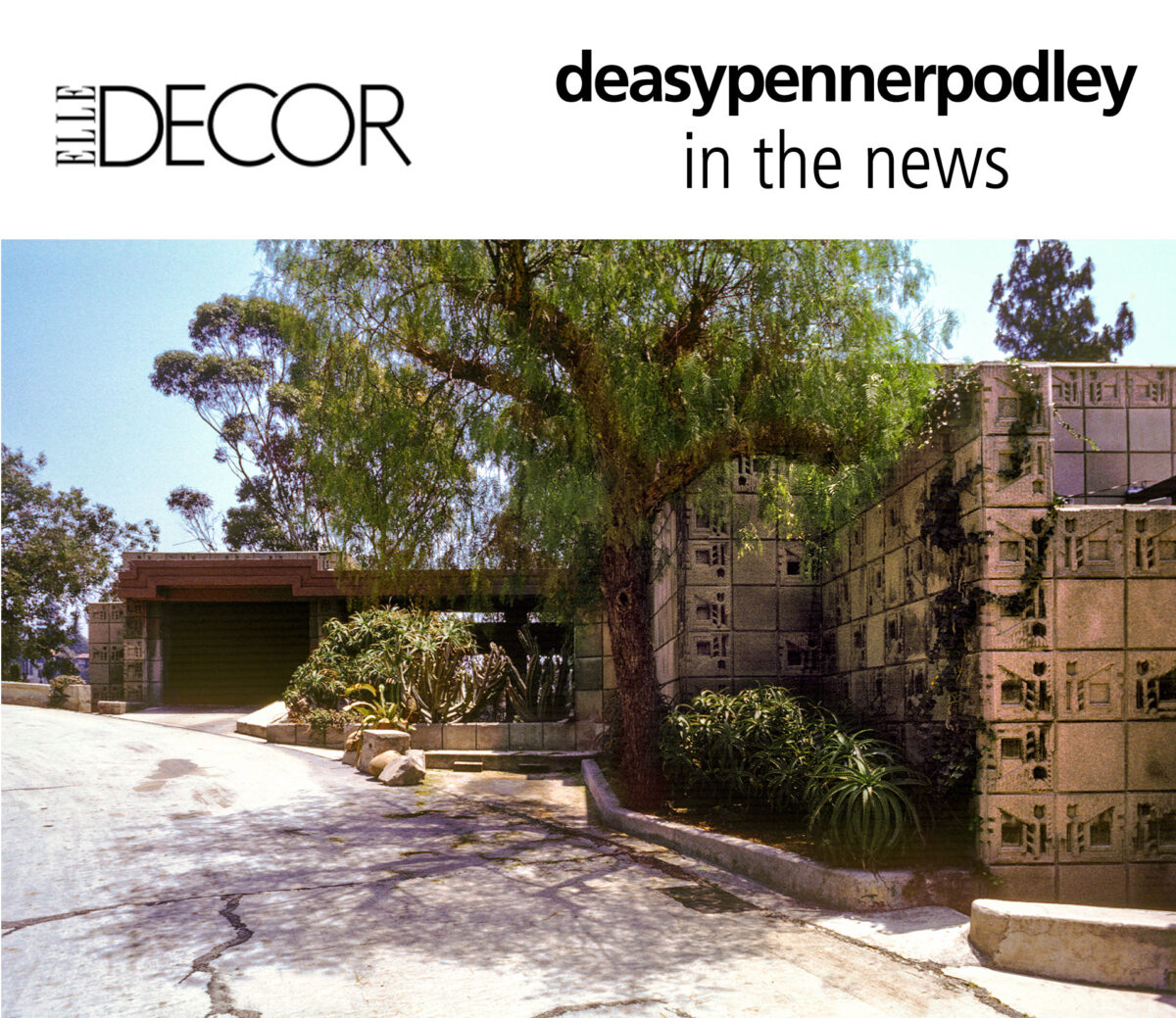 Freeman House, The House Designed by Frank Lloyd Wright in the Early